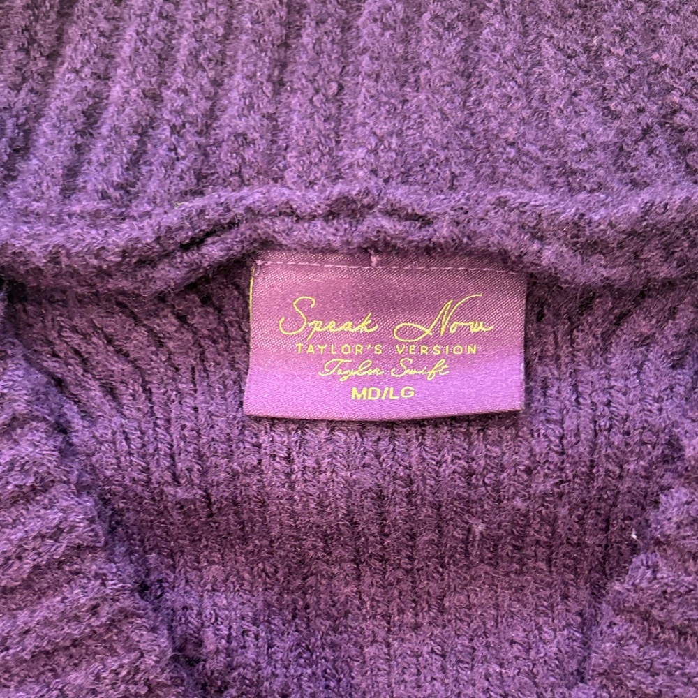 Taylor Swift Speak Now (Taylor’s Version) Official Purple Cardigan - Picture 3 of 7